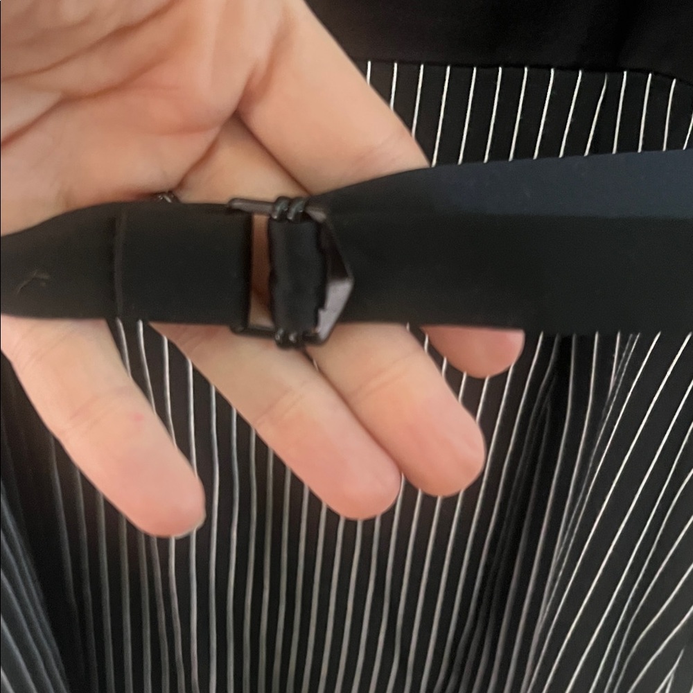 Diane von Furstenberg Pinstriped Black Dress - Picture 7 of 11